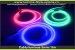 Cablu luminos neon 5mm / 5m
