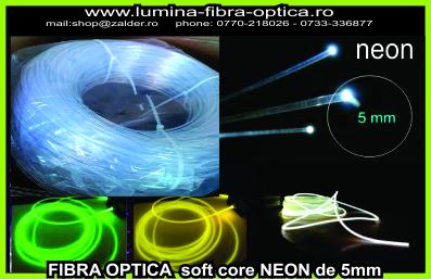 Fibra optica NEON 5mm sul de 50m
