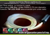 Kit 7W RGB RF 100 fire la 3m si 100 la 2m