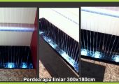 Perdea apa liniar 300x180cm pe fibra optica